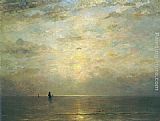 Hendrik Willem Mesdag Setting Sun painting